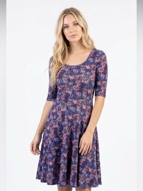 Lularoe floral dress size xsmall